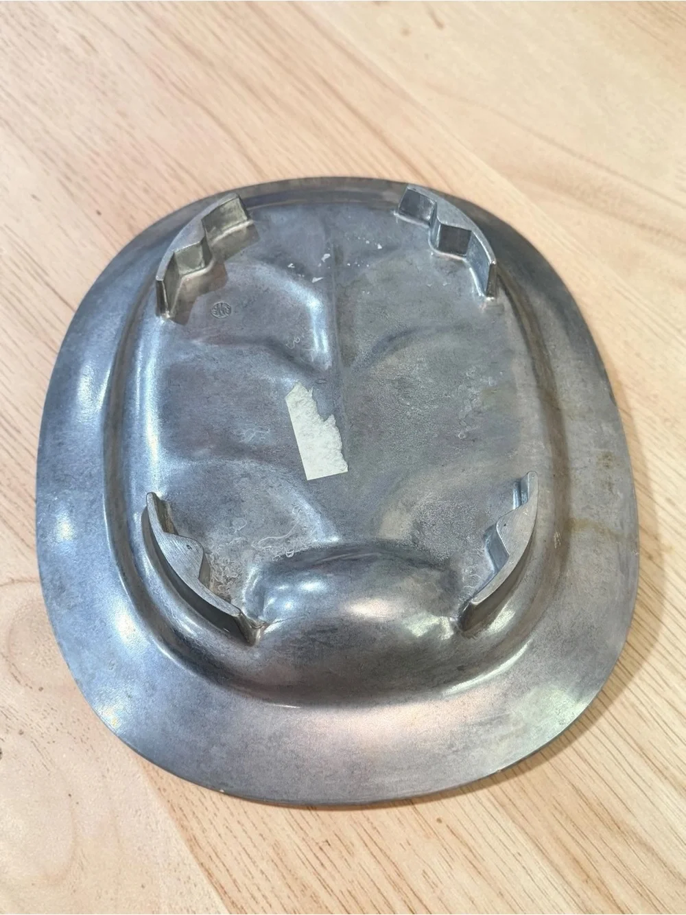Vintage Wilton Armetale Pewter Footed Platter Tree and Well 14” x 12” Oval